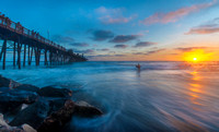 8-7 Oceanside Pier sunset
